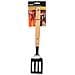 Spatola Per Barbecue In Acciaio Inossidabile Con Manico In Legno Di Quercia 41cm, Noir / Beige - Foto miniatura 6