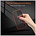 Custodia Compatibile Con Samsung Galaxy Note 20 Ultra In Rosso Opaco - Bottoni Neri - Coperchio Protettivo Ibrido Con Interno In Silicone Tpu E Retro In Plastica Opaca - Foto miniatura 7
