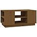 Tavolino Da Salotto Miele 90x49x40,5 Cm Legno Massello Di Pino - Foto miniatura 2