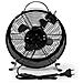 Ventilatore da Tavolo Retrò Diametro 250 mm Potenza 20 Watt 2 Velocità Colore Nero - Foto miniatura 3