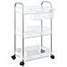 Carrello Portaoggetti A 3 Livelli 37x28x68 Cm In Acrilico - Foto miniatura 2