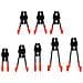 Set 8 Pezzi Ganci Professionali per Attrezzi da Garage Supporto Utensili con Viti - Foto miniatura 1