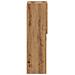 Mobile TV con Luci LED Rovere Artigianale 30,5x30x102 cm - Foto miniatura 9