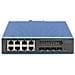 Switch industriale Gigabit Ethernet gestito con 8 + 4 porte di uplink 10G L3 - Foto miniatura 4