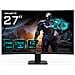 Monitor Da Gaming Curvo Gs27fc 27"" Fhd - 1920 X 1080 (fhd), 180hz, 1ms, 250 Cd /mâ², Freesync Premium, Pronto Pe - Foto miniatura 1