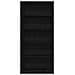 Libreria Rovere Nero 80x24x176 cm in Legno Multistrato - Foto miniatura 2