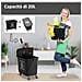 Carrello per Pulizie in Plastica PP da 20L con Secchio e Strizzatore, 60x27x70.5 cm, Nero - Foto miniatura 3