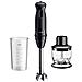 FRULL IMMER 900w MINITR. BICCHIERE NERO MULTIQUICK 3 - Foto miniatura 1