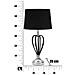 Lampada Da Tavolo Mf137 - Nero - Metallo - 28x28x56 Cm - Foto miniatura 7