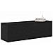 Armadi TV 2 pz Nero Rovere 100x30x30 cm in legno ingegnerizzato - Foto miniatura 3
