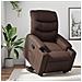 Poltrona Alzapersona Reclinabile Marrone in Similpelle - Foto miniatura 2