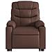Poltrona Alzapersona Reclinabile Marrone in Similpelle - Foto miniatura 9
