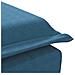 Chaise Longue Massaggi con Cuscino a Rullo Blu in Velluto - Foto miniatura 8