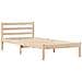 Struttura del letto con testiera Marrone 215,5 x 85,5 x 69,5 cm - Foto miniatura 3