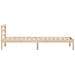 Struttura del letto con testiera Marrone 215,5 x 85,5 x 69,5 cm - Foto miniatura 6