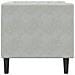 Poltrona Chesterfield Grigio chiaro 71 x 74.5 x 70.5 cm Velluto - Foto miniatura 5