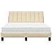 Letto con Materasso Crema 120x200 cm in Tessuto - Foto miniatura 5