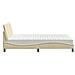 Letto con Materasso Crema 120x200 cm in Tessuto - Foto miniatura 6