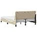 Letto con Materasso Crema 120x200 cm in Tessuto - Foto miniatura 7