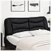 Cuscino Testiera Nero 152 cm in Similpelle - Foto miniatura 3