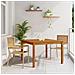 Set da Pranzo per Giardino 3 pcs Beige Poly Rattan - Foto miniatura 2