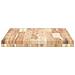 Piano Tavolo Rettangolare 80x50x4cm in Legno Massello di Acacia - Foto miniatura 7