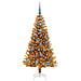 Albero di Natale con 150 LED con supporto Oro 150 cm PET - Foto miniatura 3