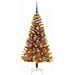 Albero di Natale con 150 LED con supporto Oro 150 cm PET - Foto miniatura 4