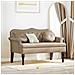 Panca Chesterfield con cuscino Cappuccino 120,5 x 65 x 75 cm - Foto miniatura 2