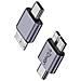Adattatore Da Usb Type-c Maschio A Micro B Maschio (confezione Da 2) - Convertitore In Lega Di Alluminio - Foto miniatura 2