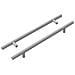 Maniglia per Armadio 2 pcs Argento 300 mm Acciaio inossidabile - Foto miniatura 1