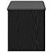 Panca per ingresso con cuscino Rovere Nero 63 x 38 x 45 cm - Foto miniatura 6