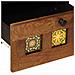 Armadio da Notte con cassetto Marrone 40 x 33 x 46 cm - Foto miniatura 6