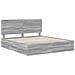 Struttura del letto con cassetto Grigio Sonoma 200 x 200 cm - Foto miniatura 4