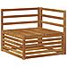 Set divani 10 pcs Naturale Legno di Acacia Massello - Foto miniatura 5