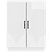 Credenza Bianco Lucido 66 x 34,5 x 87 cm Legno ingegnerizzato - Foto miniatura 4