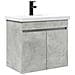 Mobile bagno con rubinetto Grigio Cemento 61 x 40 x 74,5 cm - Foto miniatura 1