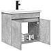 Mobile bagno con rubinetto Grigio Cemento 61 x 40 x 74,5 cm - Foto miniatura 3
