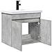 Mobile bagno con rubinetto Grigio Cemento 61 x 40 x 74,5 cm - Foto miniatura 4