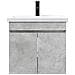 Mobile bagno con rubinetto Grigio Cemento 61 x 40 x 74,5 cm - Foto miniatura 5