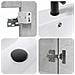 Mobile bagno con rubinetto Grigio Cemento 61 x 40 x 74,5 cm - Foto miniatura 8