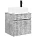 Mobile lavabo da parete Grigio Cemento 49 x 41 x 63 cm - Foto miniatura 1