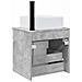Mobile lavabo da parete Grigio Cemento 49 x 41 x 63 cm - Foto miniatura 3