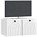 Mobile Porta TV da Muro Bianco Lucido 59,5 x 31 x 30 cm - Foto miniatura 2