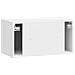 Mobile Porta TV da Muro Bianco Lucido 59,5 x 31 x 30 cm - Foto miniatura 6