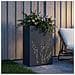 Vaso da giardino Antracite 50 x 30 x 75 cm - Foto miniatura 3