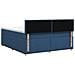 Letto box spring con materasso Blu 140 x 190 cm Tessuto - Foto miniatura 9