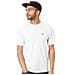 T-shirt Chest Logo Bianco Nero (s, Bianco) - Foto miniatura 1