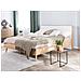 Letto Matrimoniale 180x200cm In Legno Marrone E Bianco Con Led Serris - Foto miniatura 3