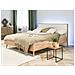 Letto Matrimoniale 180x200cm In Legno Marrone E Bianco Con Led Serris - Foto miniatura 4
